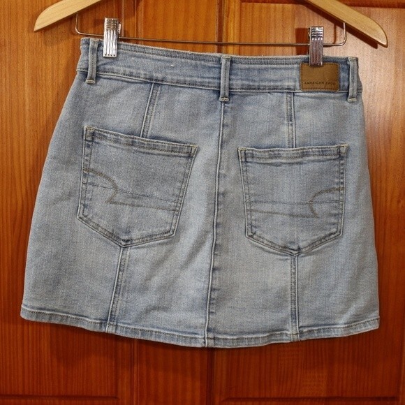 American Eagle Denim Mini Skirt 4 - Picture 6 of 10